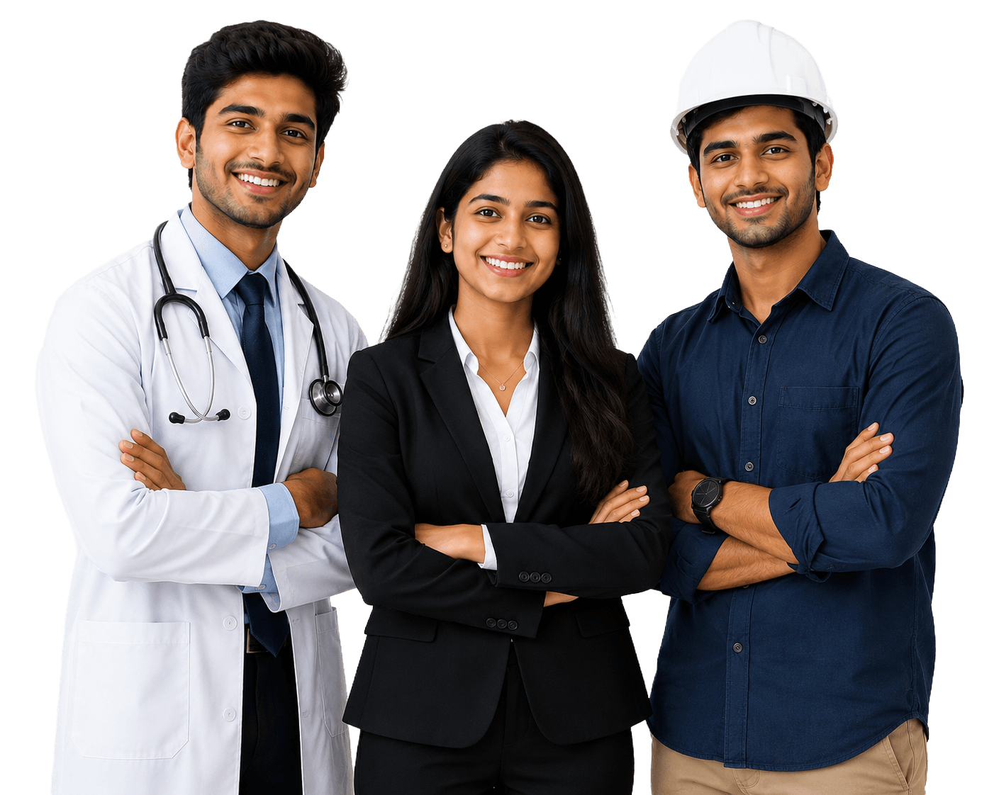 Students from medical, management and engineering admission streams